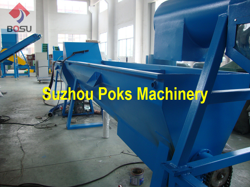 Twin screw rinsing