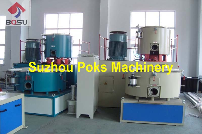 Vertical mixing unit